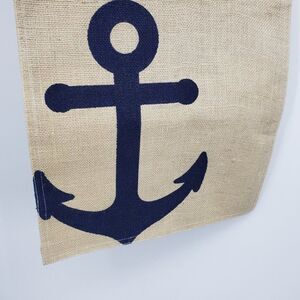Nautical Burlap Jute Table Runner 71" x 13"